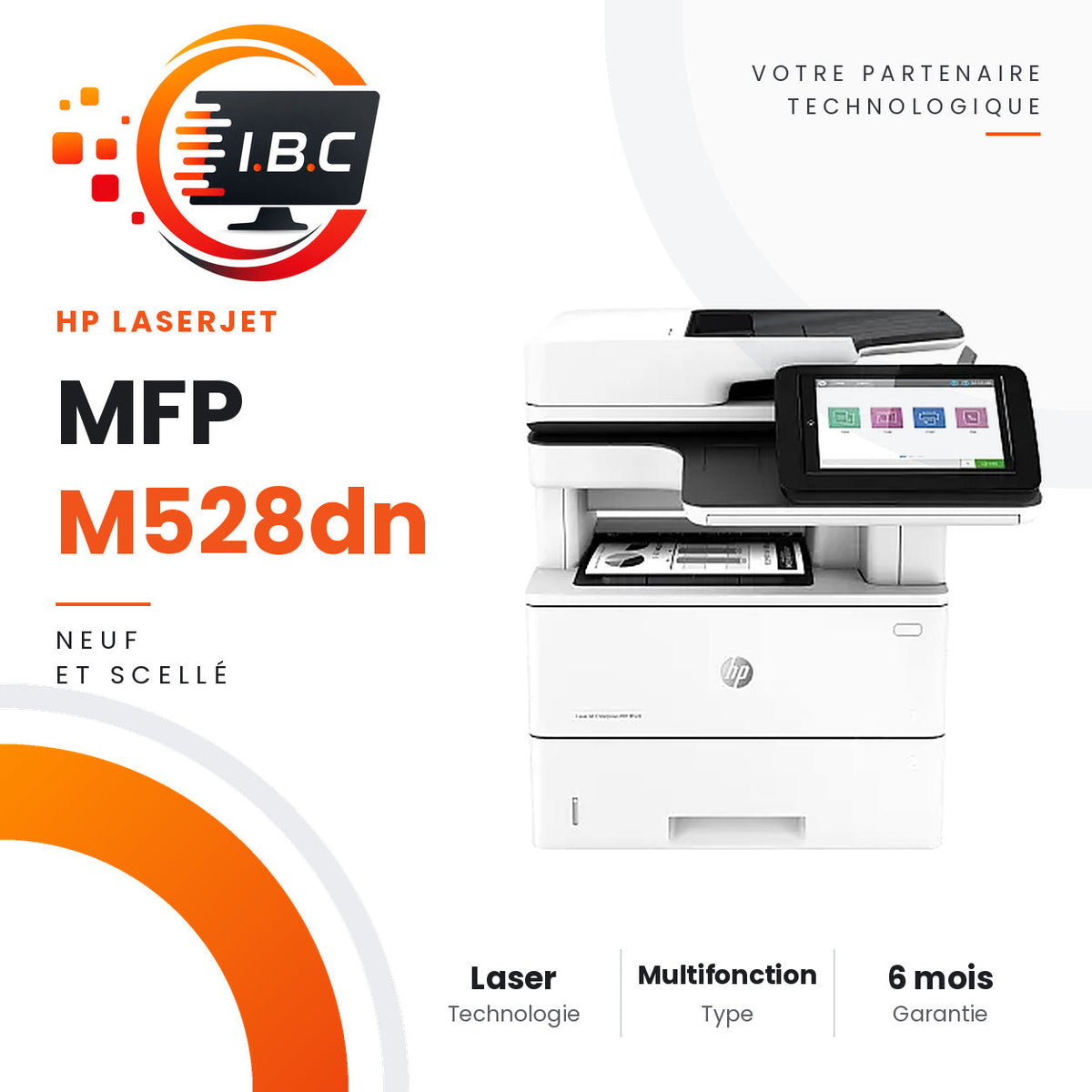 Imprimante laser HP LaserJet MFP M528dn