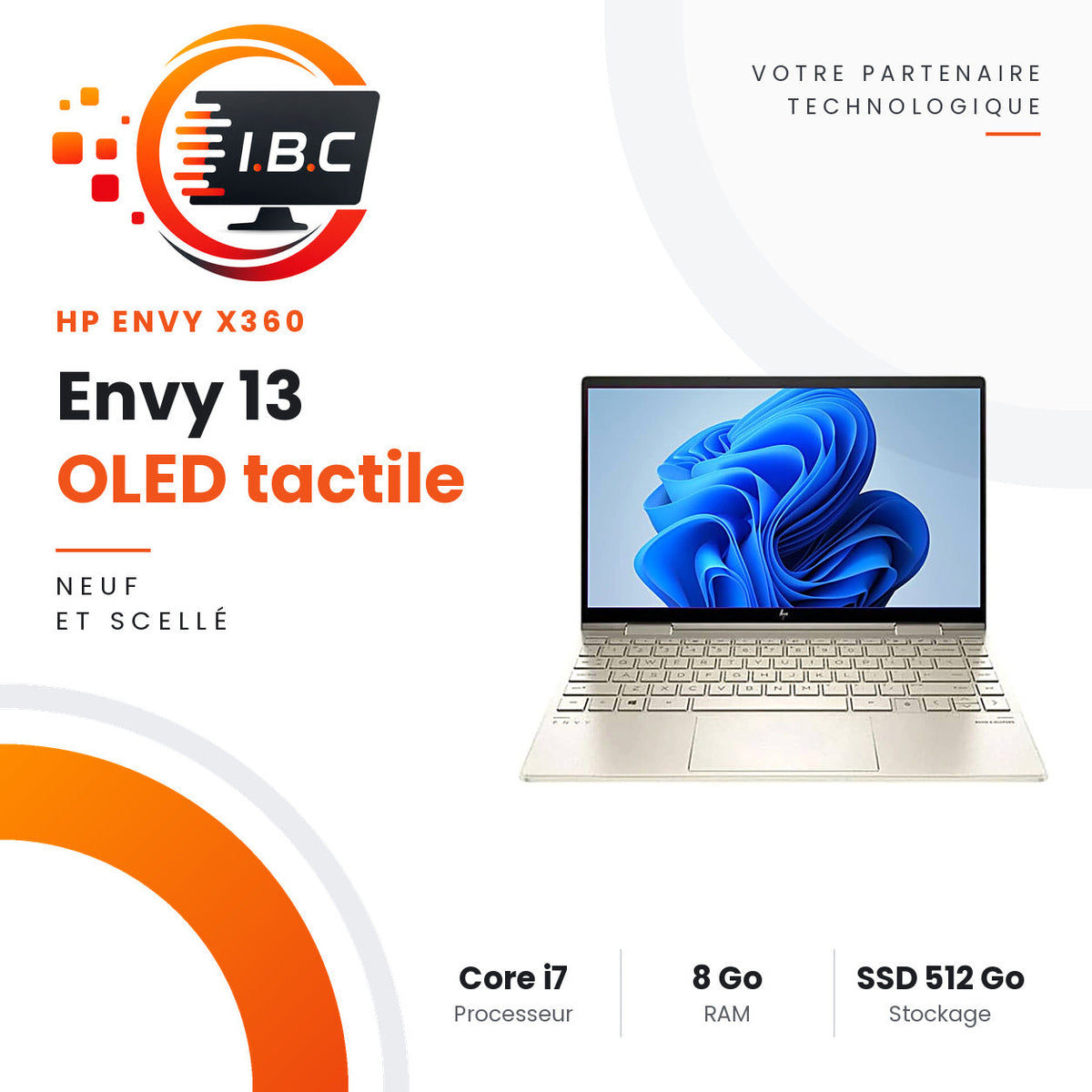 IBC - HP Envy x360 13 OLED tactile