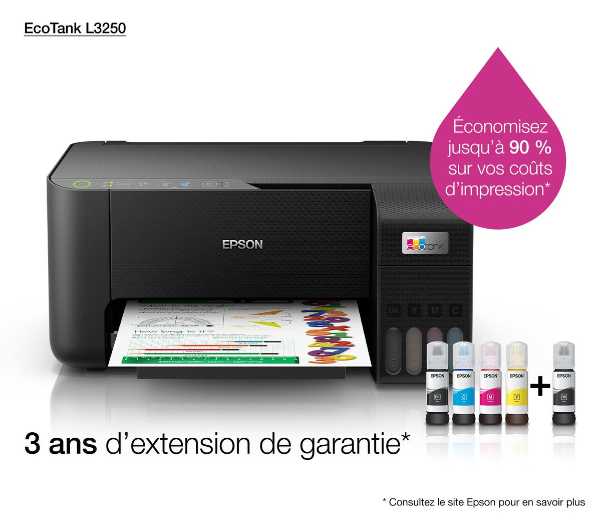 Epson EcoTank L3250 vue 2