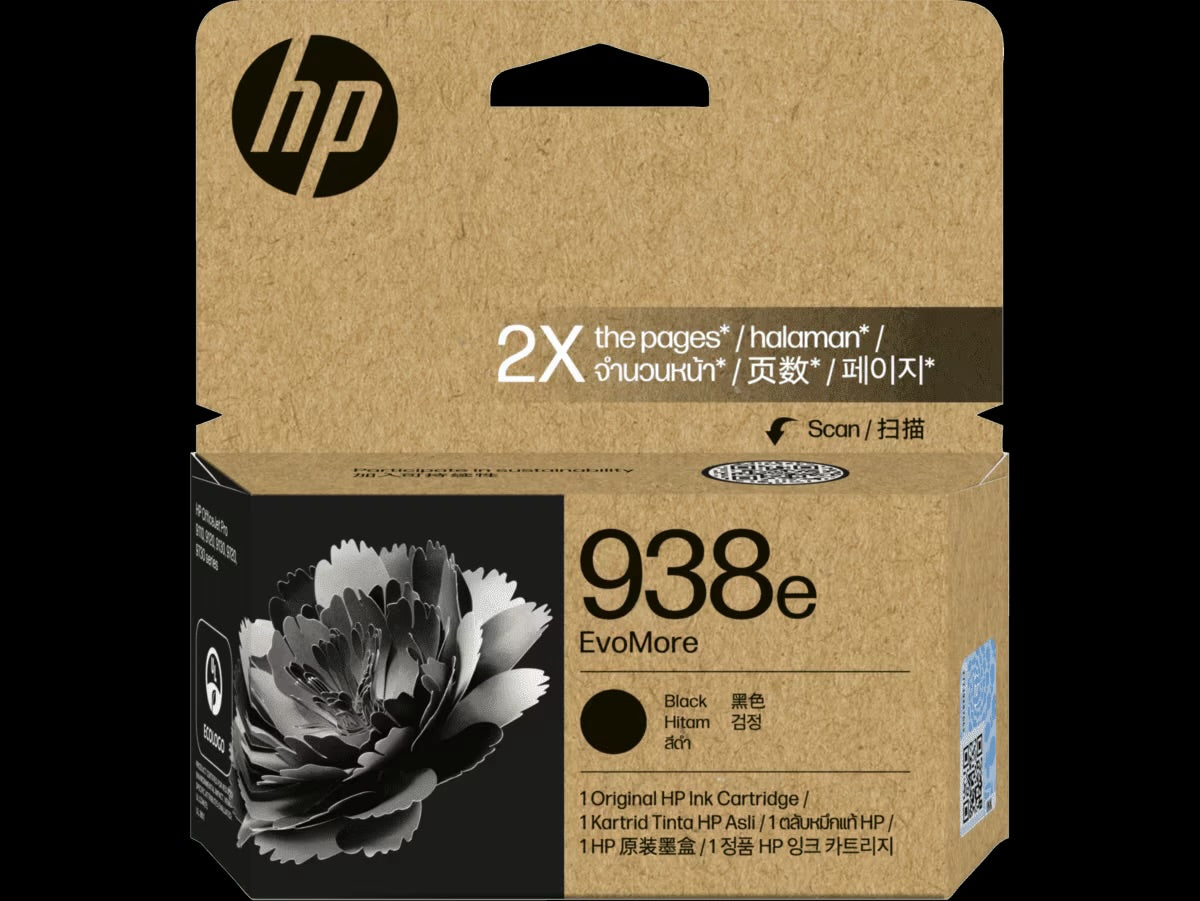 Cartouche d'encre HP 938e EvoMore noire