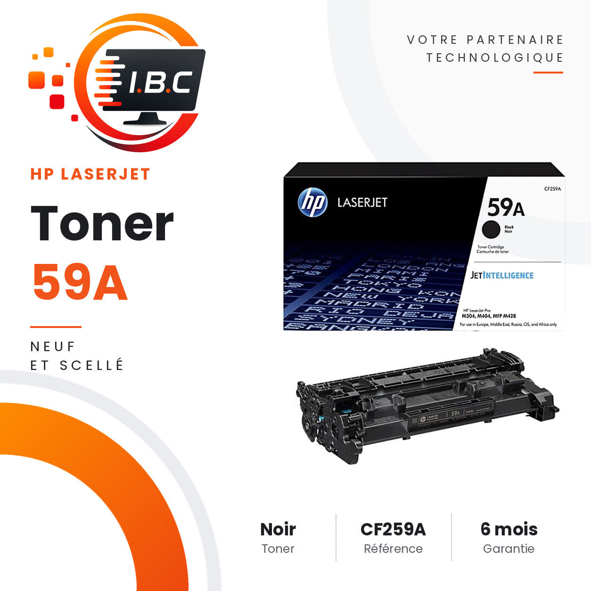 Cartouche toner HP 59A originale