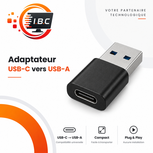 Adaptateur USB-C vers USB-A IBC