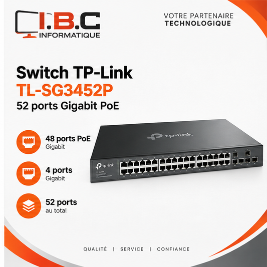 Switch TP-Link TL-SG3452P 52 ports Gigabit PoE